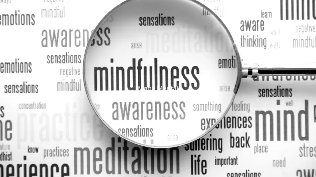 Mapa mental para mindfulness e aumento de foco.