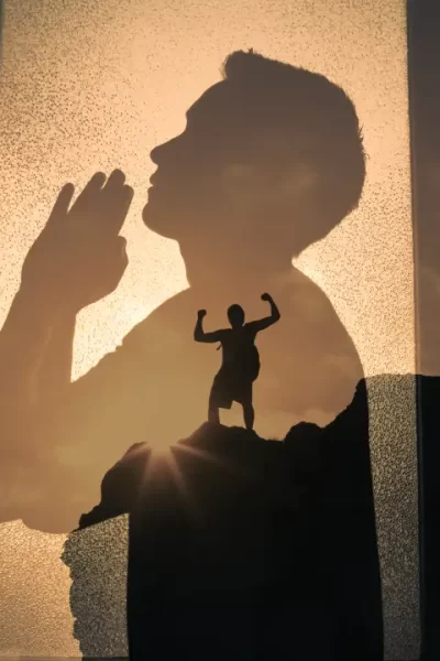 Versículo proibido que traz paz imediata, Pessoa orando com gratidão para vencer ansiedade cristã