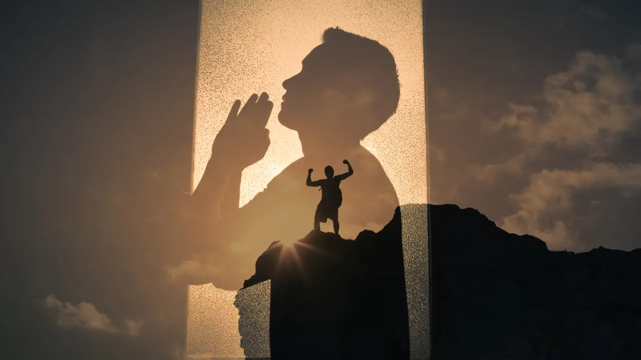 Versículo proibido que traz paz imediata, Pessoa orando com gratidão para vencer ansiedade cristã